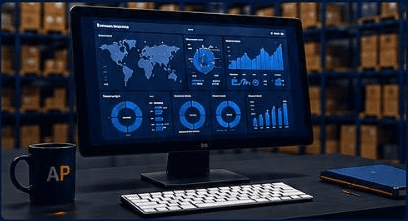 E-commerce dashboard οικονομικών δεδομένων